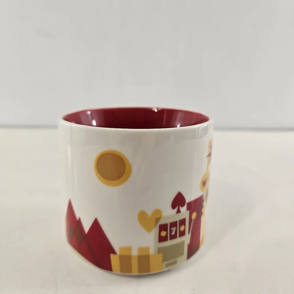 Starbucks You Are Here Collection Welcome Las Vegas 14oz 2012 Coffee Tea Mug EUC
